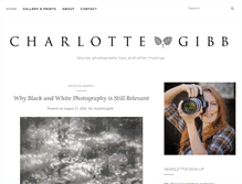 Tablet Screenshot of charlottegibbblog.com